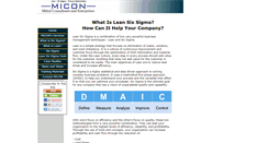 Desktop Screenshot of miconleansixsigma.com